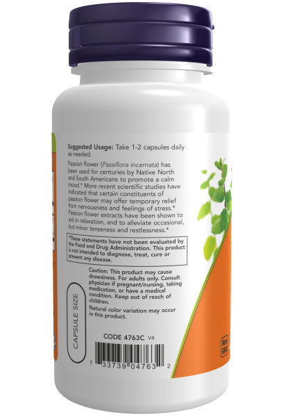 Now Passion Flower Extract 90ct