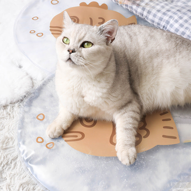 Self-Cooling Pet Mat - Pressure-Activated Dog Ice Pad