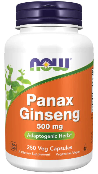 Now Panax Ginseng Veg Capsules 250ct