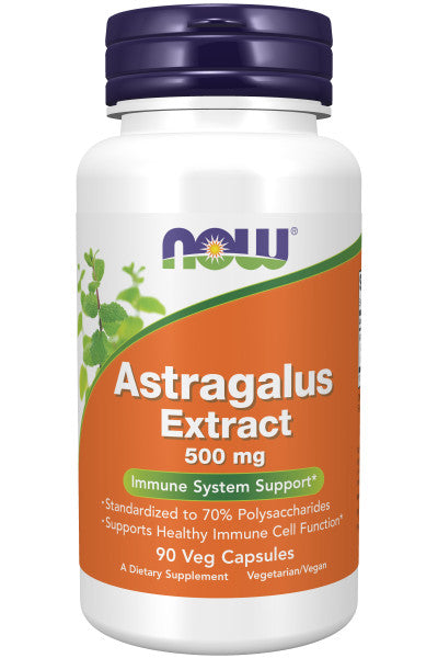 Now Astragalus Extract 500mg Veg Capsules 90ct