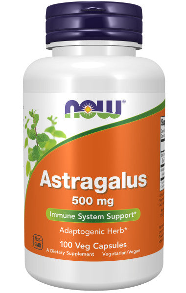 Now Astragalus 500mg Veg Capsules 100ct