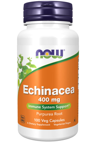 Now Echinacea 400mg Veg Capsules 100ct