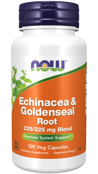 Now Echinacea & Goldenseal Root Veg Capsules 100ct