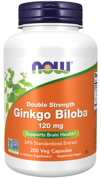 Now Ginkgo Biloba 120mg Veg Capsules 200ct *TPR*