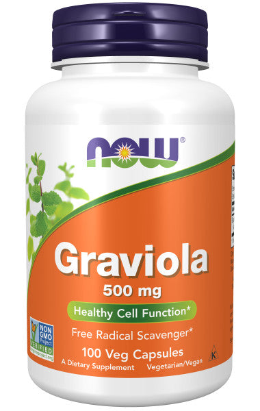 Now Graviola 500mg Veg Capsules 100ct