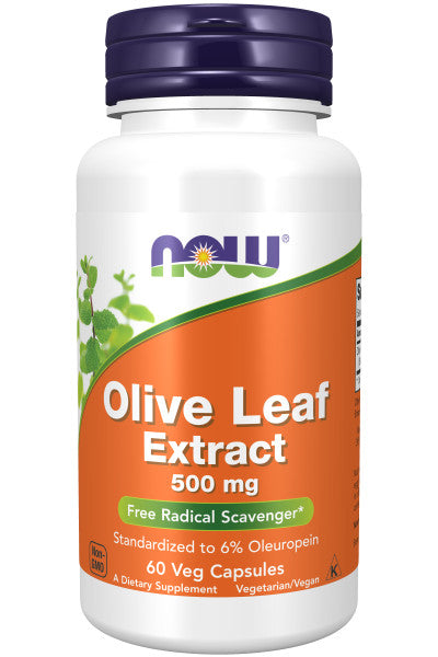 Now Olive Leaf Extract 500mg Veg Capsules 60ct