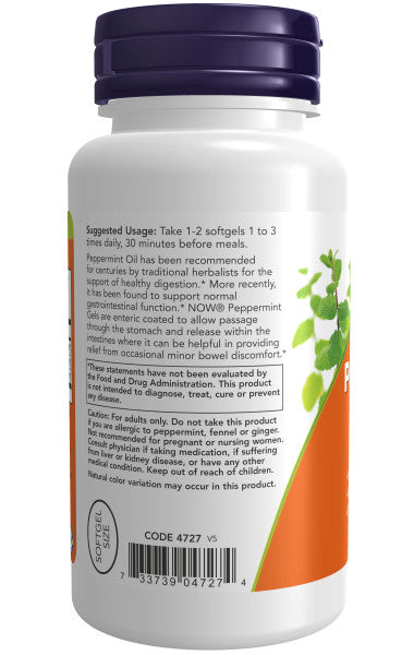 Now Peppermint Gels 90ct