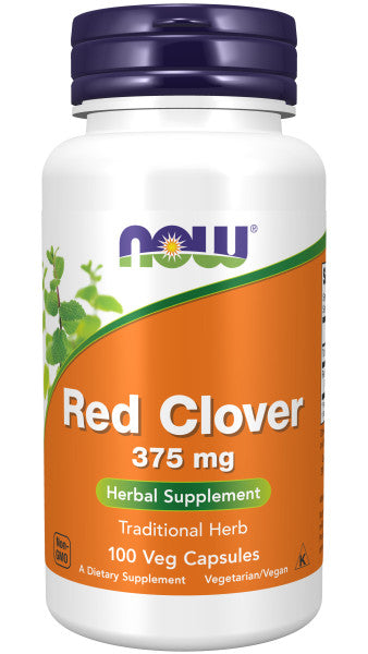 Now Red Clover 375mg Veg Capsules 100ct