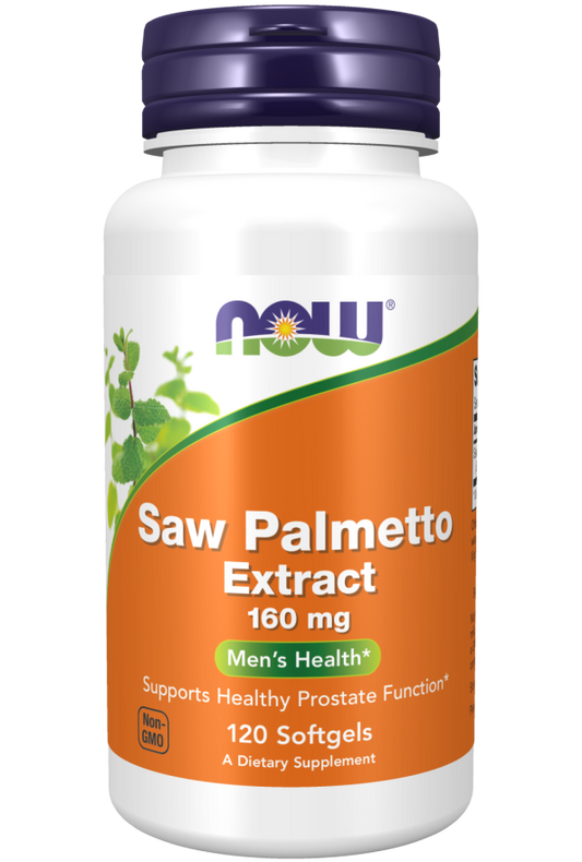 Now Saw Palmetto Extract 160mg Softgels 120ct