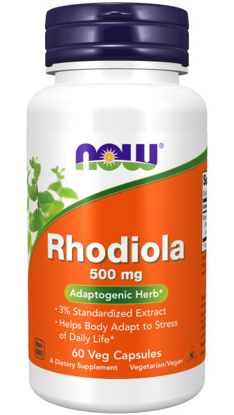 Now Rhodiola 500mg Veg Capsules 60ct