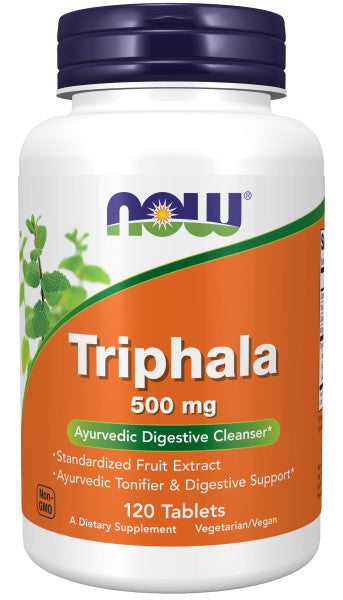 Now Triphala Extract 500mg Tablets 120ct