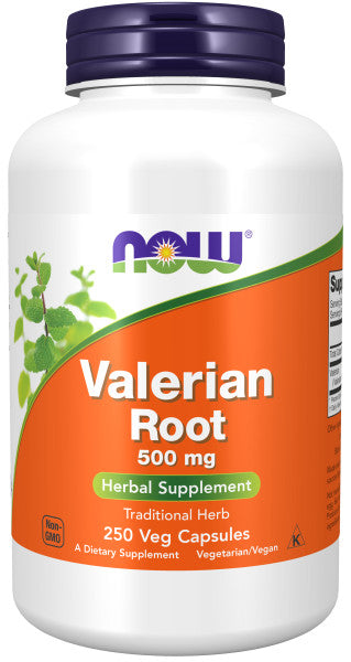 Now Valerian Root 500mg Veg Capsules 250ct