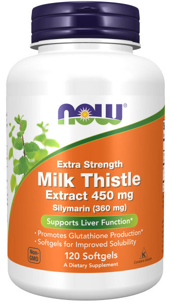 Now Milk Thistle Extract 450mg 120ct