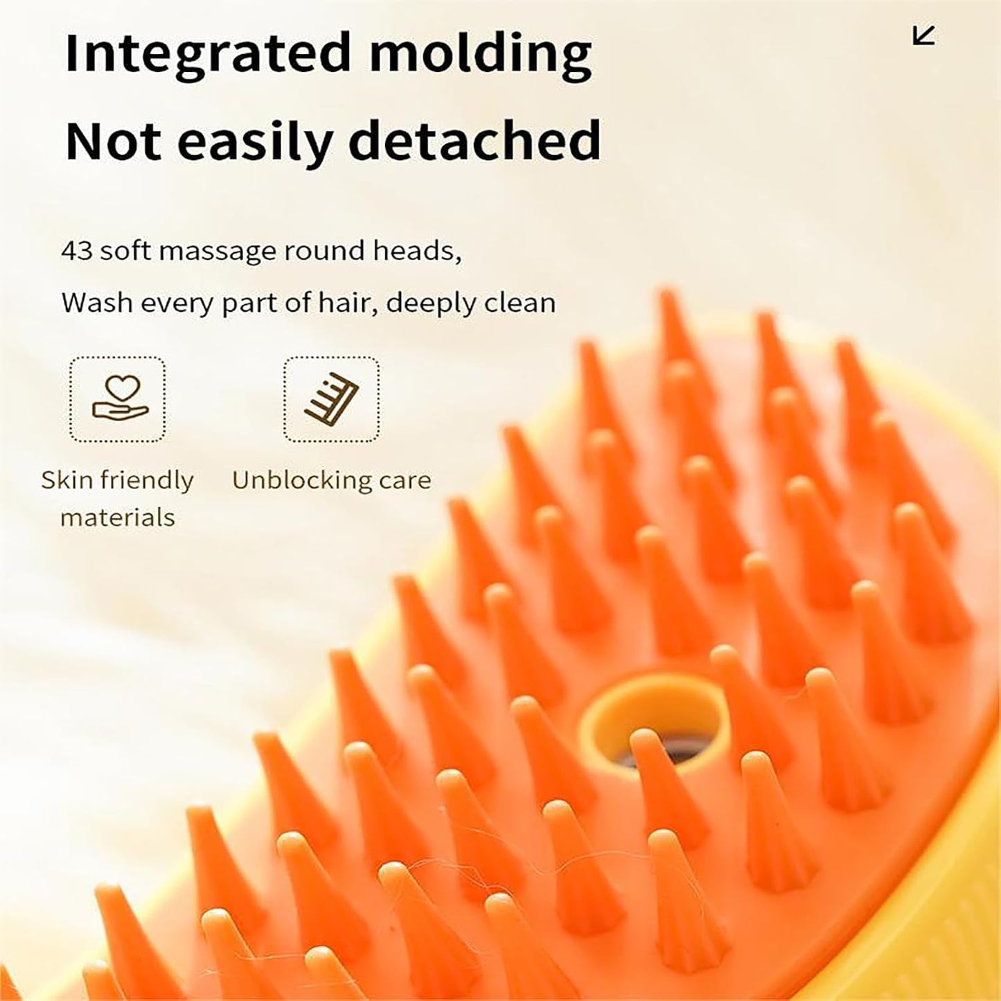 3-in-1 Cat Steam Brush - Grooming, Massage & Deshedding